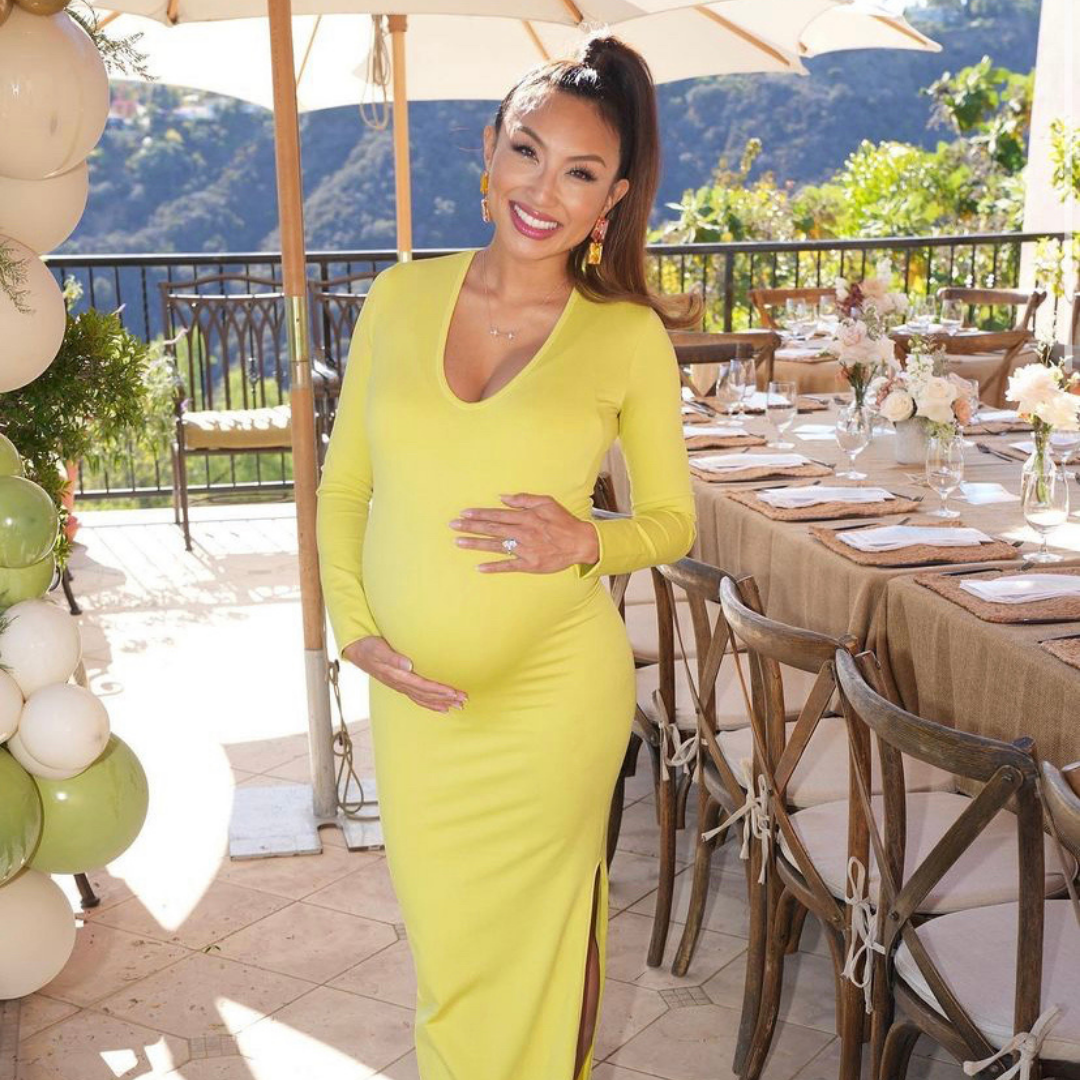 Jeezy's other half and mama-to-be Jeannie Mai Jenkins wears this Pavé The Way Jewelry necklace as a daily reminder that she is 